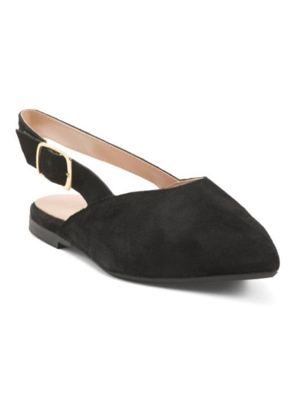 IL TOSCANO Made In Italy Suede Pointy Toe Sling Back Shoes